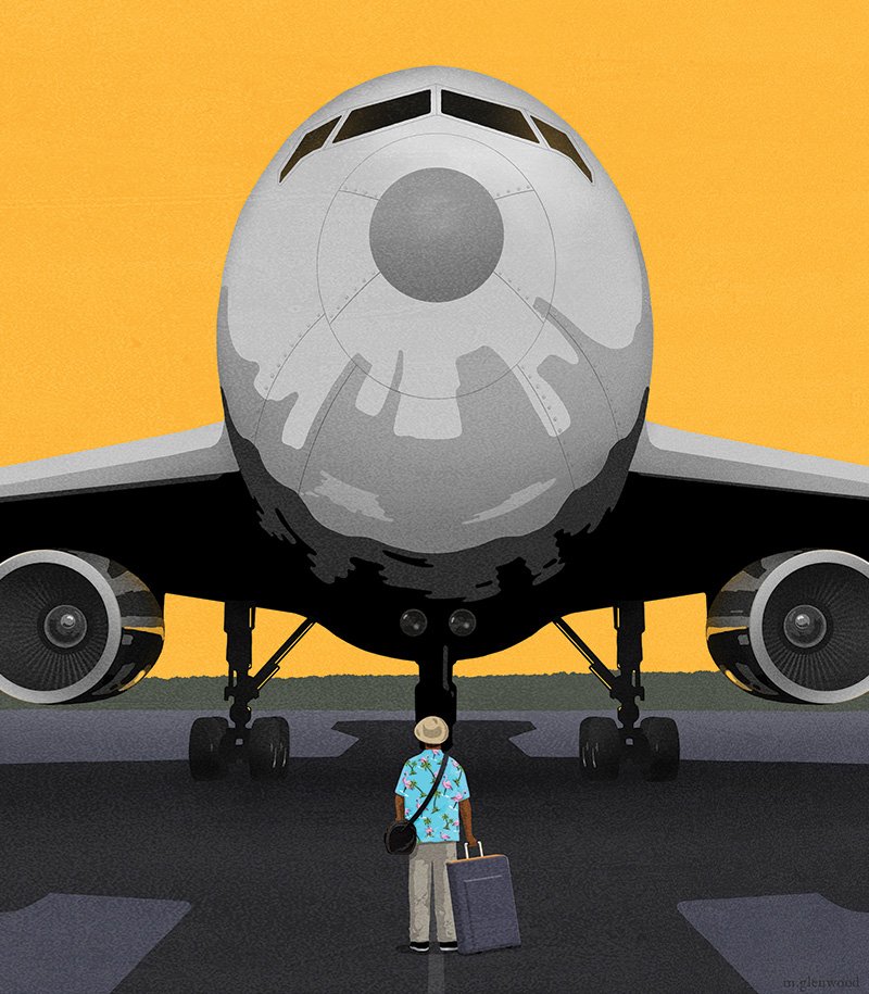 Airplane illustration