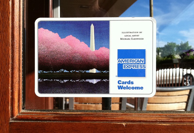 Amex decal