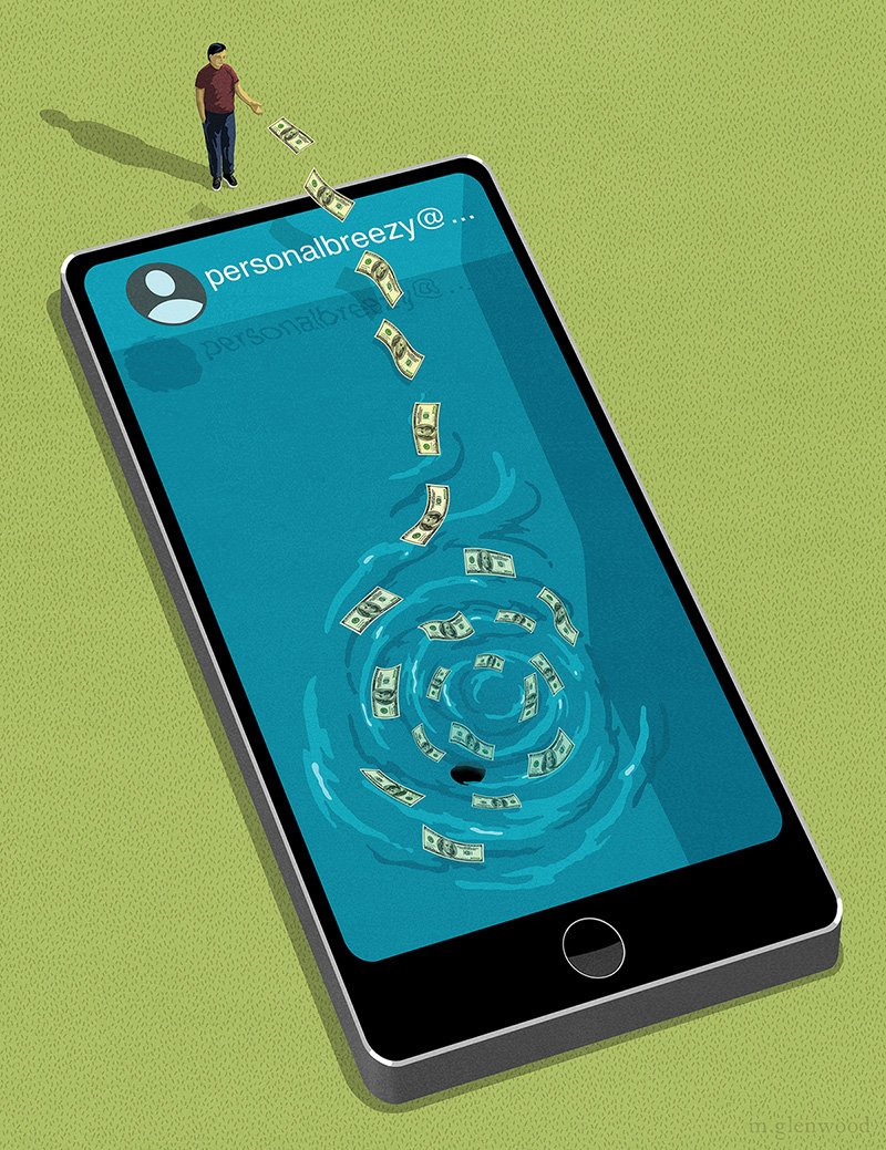 Illustration swimming pool with drain and money